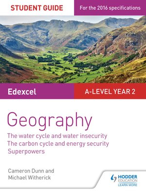 cover image of Edexcel A-level Year 2 Geography Student Guide 3